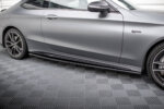 Maxton side skirt diffusers for Mercedes-AMG C43 Coupe / Cabrio C205 Facelift / A205 Facelift