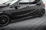 Maxton side skirt diffusers for Mercedes-Benz A AMG-Line W176 Facelif