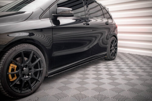Maxton side skirt diffusers for Mercedes-Benz B W246 Facelift