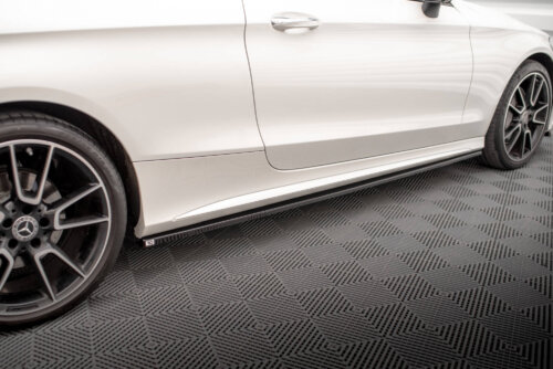 Maxton side skirt diffusers for Mercedes-Benz C Coupe AMG-Line C205 Facelift