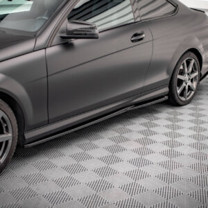 Maxton bočni produžeci za Mercedes-Benz C Coupe / Sedan / Estate AMG-Line C204 / W204 Facelift / S204 Facelift