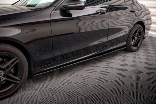 Maxton side skirt diffusers for Mercedes-Benz C43 / C AMG-Line Sedan / Estate W205 / S205 Facelift