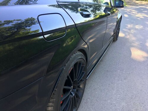 Maxton side skirt diffusers for Mercedes-Benz C63 AMG Sedan / Estate W204 Facelift / S204 Facelift