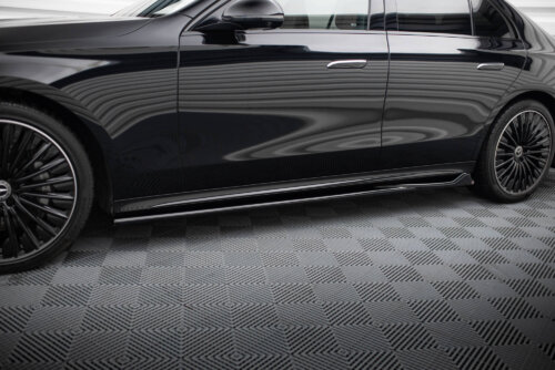 Maxton side skirt diffusers for Mercedes-Benz E AMG-Line Sedan / Estate W214