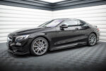 Maxton side skirt diffusers for Mercedes-Benz S Coupe AMG-Line C217 Facelift