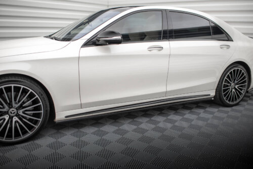 Maxton side skirt diffusers for Mercedes-Benz S Long AMG-Line W222