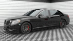 Maxton side skirt diffusers for Mercedes-Benz S Long W222