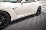Maxton side skirt diffusers for Nissan GTR R35 Facelift