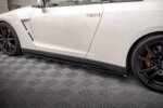 Maxton side skirt diffusers for Nissan GTR R35 Facelift
