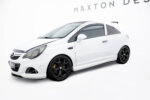 Maxton side skirt diffusers for Opel Corsa OPC/VXR D