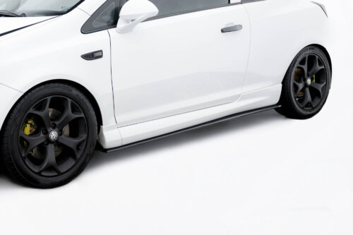 Maxton side skirt diffusers for Opel Corsa OPC/VXR D