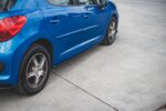 Maxton side skirt diffusers for Peugeot 207 Sport