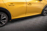 Maxton side skirt diffusers for Peugeot 208 GT Mk2