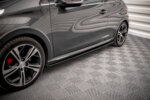 Maxton side skirt diffusers for Peugeot 208 GTi Mk1
