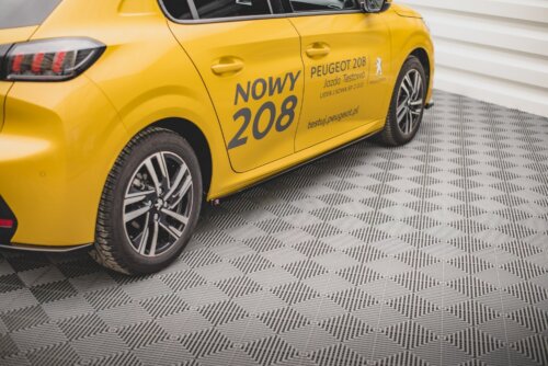 Maxton side skirt diffusers for Peugeot 208 Mk2