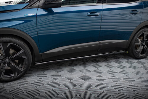 Maxton side skirt diffusers for Peugeot 3008 GT-Line Mk2 Facelift