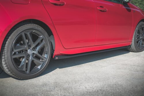 Maxton side skirt diffusers for Peugeot 308 GT Mk2 Facelift