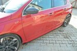 Maxton side skirt diffusers for Peugeot 308 GTI Mk2