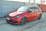 Maxton side skirt diffusers for Peugeot 308 GTI Mk2