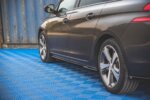 Maxton side skirt diffusers for Peugeot 308 SW Mk2