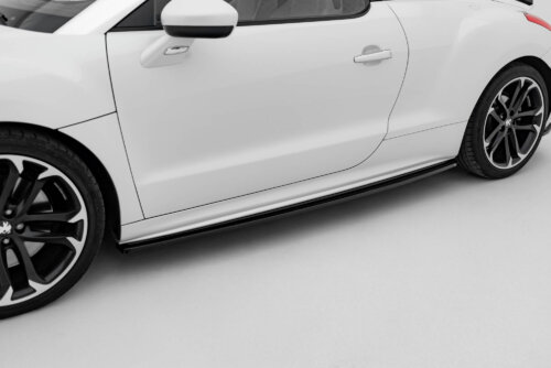 Maxton side skirt diffusers for Peugeot RCZ Mk1 / Mk1 Facelift