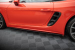 Maxton side skirt diffusers for Porsche 718 Cayman 982c