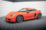 Maxton side skirt diffusers for Porsche 718 Cayman 982c