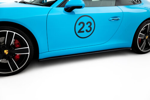 Maxton side skirt diffusers for Porsche 911 Carrera 991 Facelift