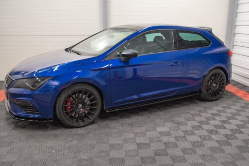 Maxton side skirt diffusers for Seat Leon Cupra / FR SC Mk3 / Mk3 FL