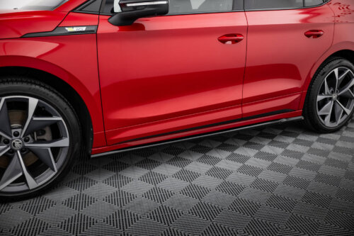 Maxton side skirt diffusers for Skoda Enyaq Coupe iV RS