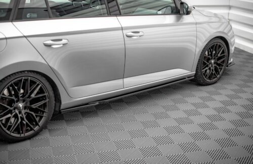 Maxton side skirt diffusers for Skoda Fabia Mk3