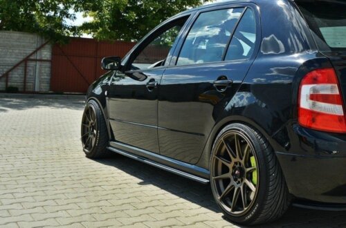 Maxton side skirt diffusers for Skoda Fabia RS Mk1