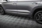 Maxton side skirt diffusers for Skoda Kodiaq Sportline Mk1 Facelift