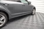 Maxton side skirt diffusers for Skoda Octavia Mk3 Facelift