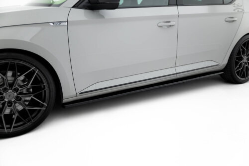 Maxton side skirt diffusers for Skoda Superb Liftback / Combi Mk3