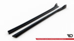 Maxton side skirt diffusers for Tesla Model X Mk1 Facelift