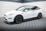 Maxton side skirt diffusers for Tesla Model X Mk1 Facelift