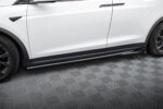 Maxton side skirt diffusers for Tesla Model X Mk1 Facelift