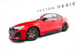 Maxton side skirt diffusers V.1 for Audi RS3 Sedan 8Y / 8Y Facelift