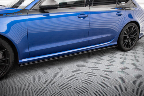 Maxton side skirt diffusers V.1 for Audi RS6 C7 / C7 Facelift