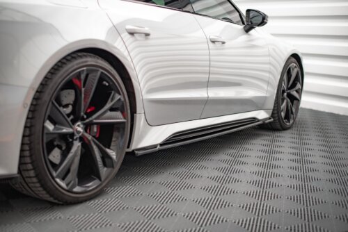 Maxton side skirt diffusers V.1 for Audi RS7 C8