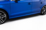 Maxton side skirt diffusers V.1 for Audi S3 / A3 S-Line 8V / 8V FL Sedan