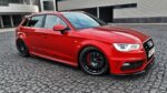 Maxton side skirt diffusers V.1 for Audi S3 / A3 S-Line Sportback 8V / 8V Facelift