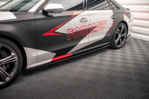 Maxton side skirt diffusers V.1 for Audi S8 D4