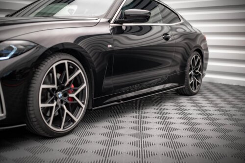 Maxton side skirt diffusers V.1 for BMW 4 M-Pack / M440i G22 / G23 / G22 Facelift / G23 Facelift