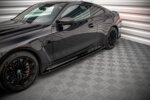 Maxton side skirt diffusers V.1 for BMW M4 G82 / G82 Facelift