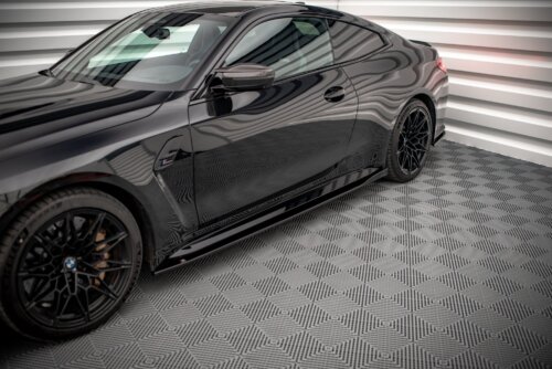 Maxton side skirt diffusers V.1 for BMW M4 G82 / G82 Facelift