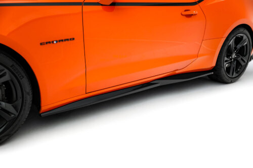 Maxton side skirt diffusers V.1 for Chevrolet Camaro SS Mk6 Facelift