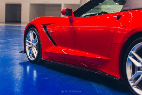 Maxton side skirt diffusers V.1 for Chevrolet Corvette Stingray C7