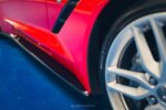Maxton side skirt diffusers V.1 for Chevrolet Corvette Stingray C7